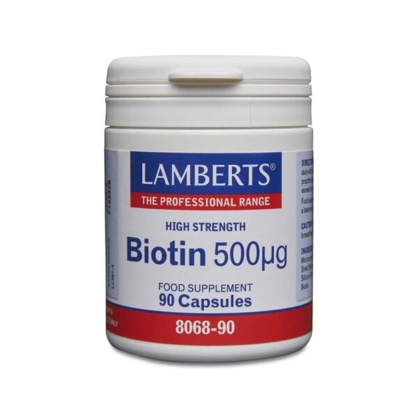 Lamberts Biotin 500 mcg 90 κάψουλες