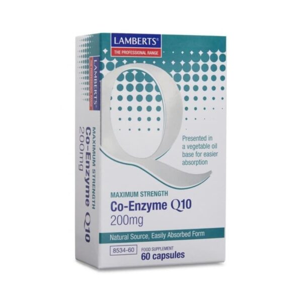 Lamberts Co-Enzyme Q10 200 mg 60 κάψουλες