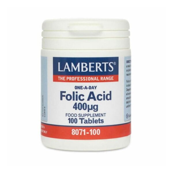 Lamberts Folic Acid 400 mg 100 ταμπλέτες