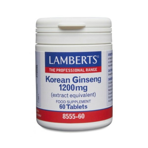 Lamberts Korean Ginseng 1200 mg 60 ταμπλέτες