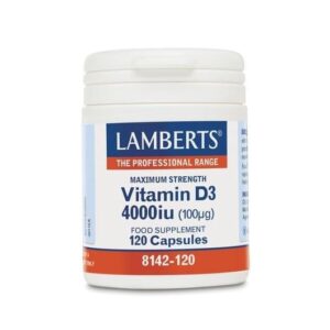 Lamberts Vitamin D3 4000 IU 120 ταμπλέτες