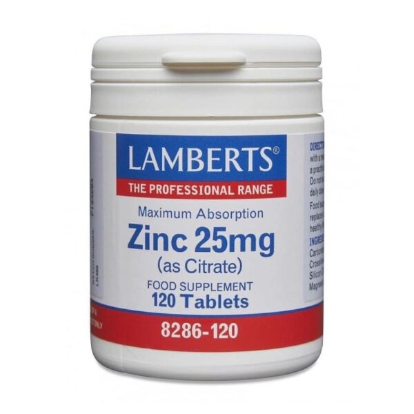 Lamberts Zinc 25 mg Citrate 120 ταμπλέτες