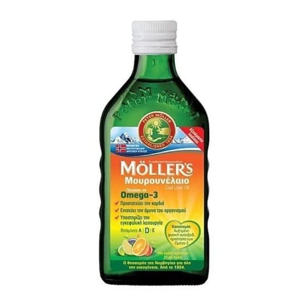 Moller’s Μουρουνέλαιο με γεύση Tutti Frutti 250ml