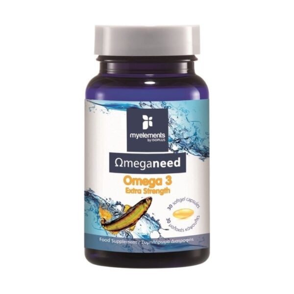 My Elements OmegaNeed Omega 3 Extra Strength 30 κάψουλες