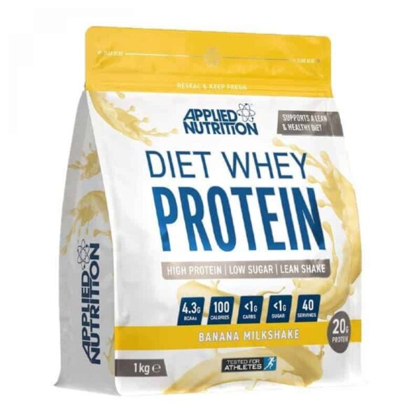 Diet Whey Protein- Applied Nutrition. Πρωτείνη με Γεύση banana milkshake 1000g