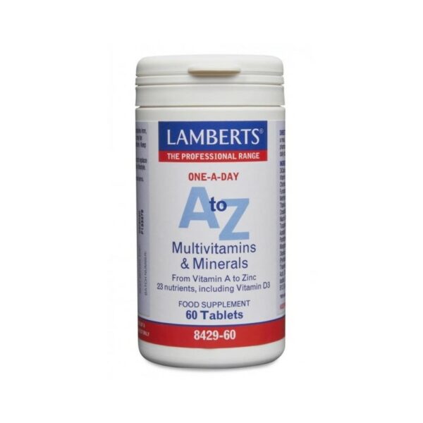 Lamberts A to Z Πολυβιταμίνες και Μέταλα 60 ταμπλέτες