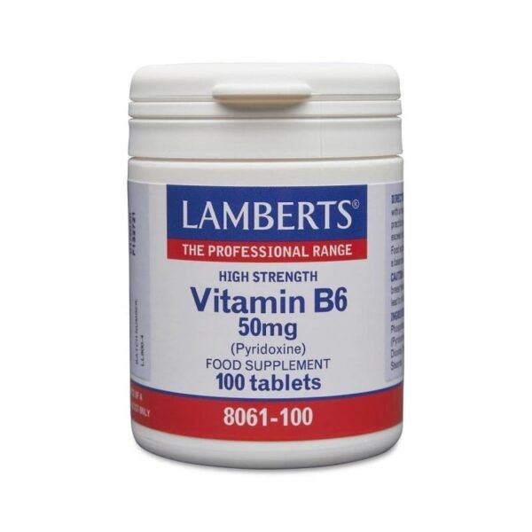 Lamberts Vitamin B6 50 mg 100 ταμπλέτες