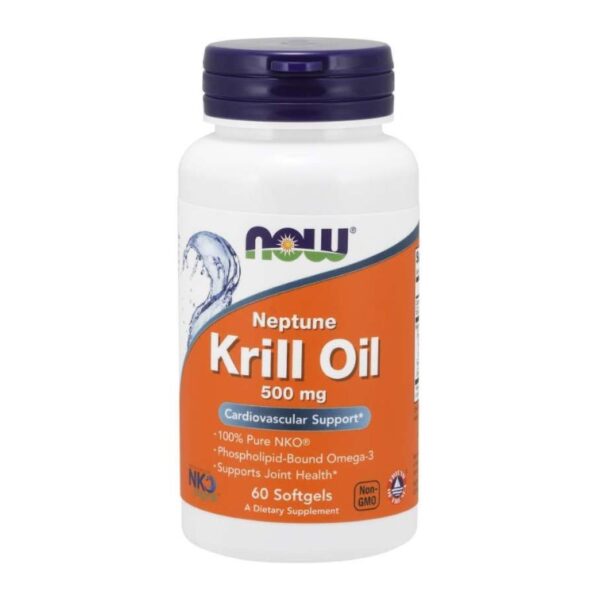 Neptune Krill Oil 500 mg – NOW foods 60 κάψουλες