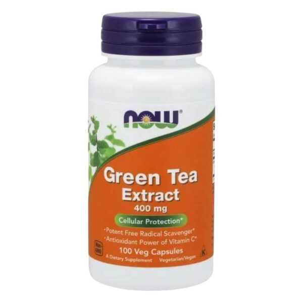 Green Tea Extract 400 mg 100 κάψουλες – Now Foods