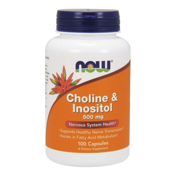 Choline & Inositol 500 mg – NOW Foods 100 κάψουλες