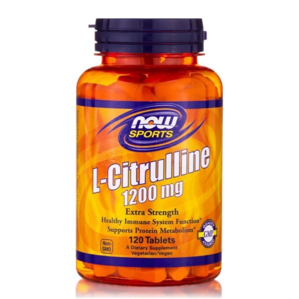 L-citrulline 1200 mg – NOW Foods 120 ταμπλέτες