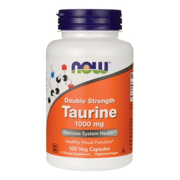 Taurine Double Strength 1000 mg – NOW Foods 100 κάψουλες